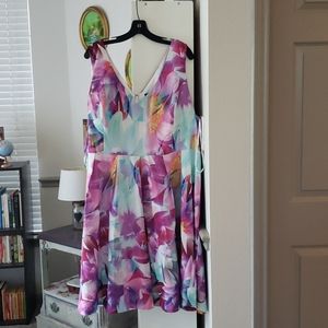 City Chic Floral Dress